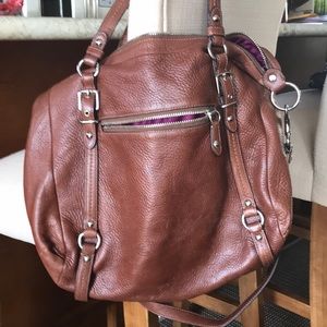 Coach leather bag